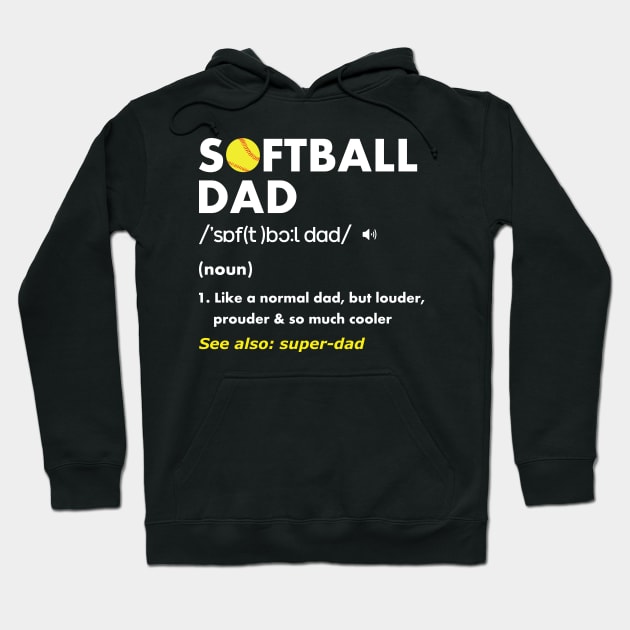 Softball Dad Hoodie by Madelyn_Frere